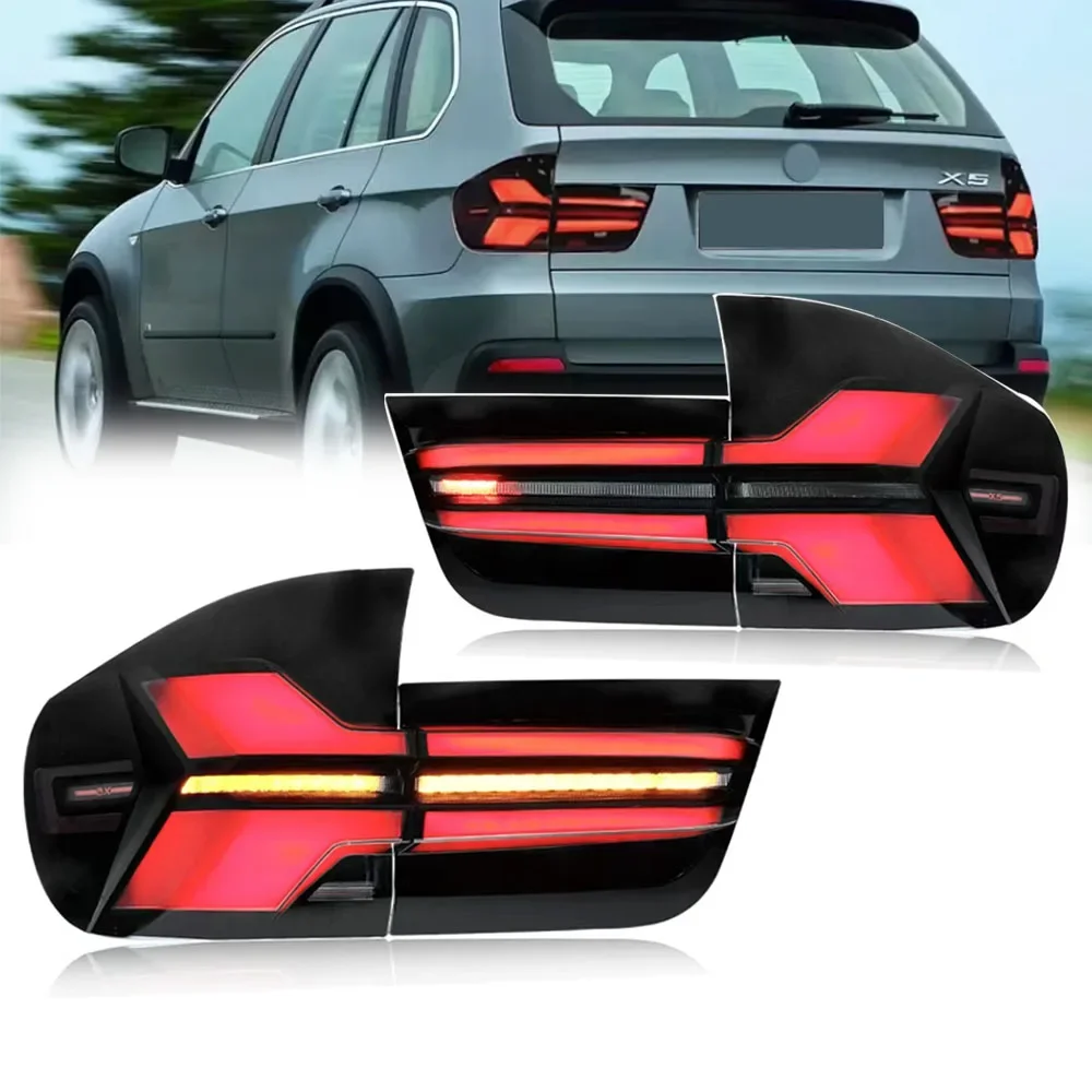 

Pop Car For BMW X5 E70 2007-2013 LED Tail Light DRL 12V LED Bi Xenon Bulbs Fog Light Tools Rear Lamp Turn Signal Cars Accessorie