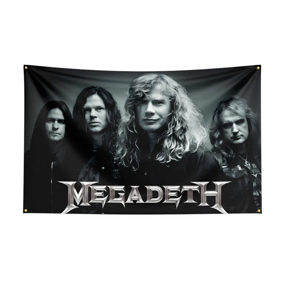 Music Band Flag for M-Me-ga-de-t-h Fans Banner fan collection background decoration photo backdrop pennant