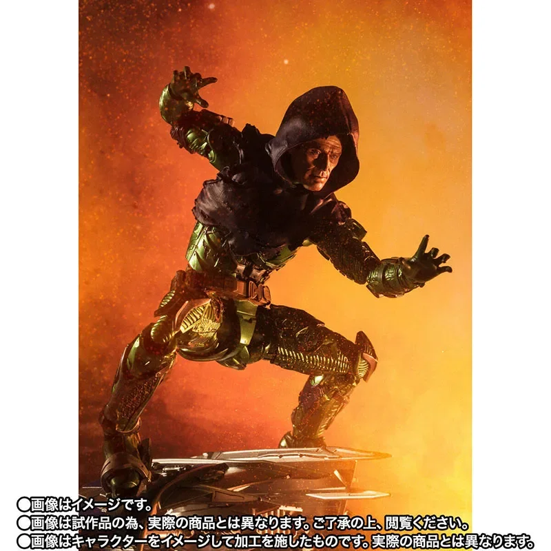 بانداي الأصلي SHF سبايدر مان [بدون طريقة المنزل] S.H.Figuarts الأخضر GOBLIN أنيمي ألعاب شخصيات الحركة للأطفال هدية