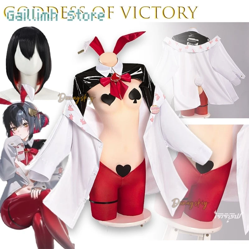

NIKKE Goddess of Victory Luki Inverted Bunny Girl Cosplay Outfit Anime Game Character Private Room Kostuums Toddler Original