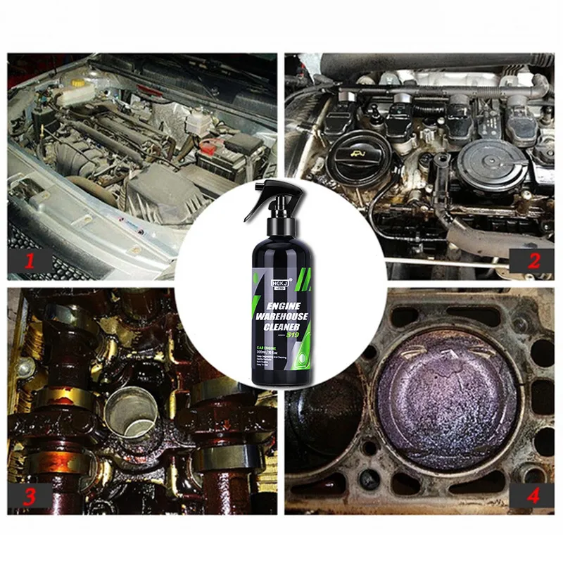 Engine Bay Cleaner Car Care Oil Grease Remover Decontamination Cleaning for Engine Compartment Auto Refurbish and Car Detailing