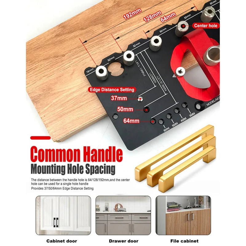 35-мм монтажный приспособление для петель шкафа, направляющая для сверления полки, локатор для установки петель шкафа, дырокол для деревообрабатывающих петель
