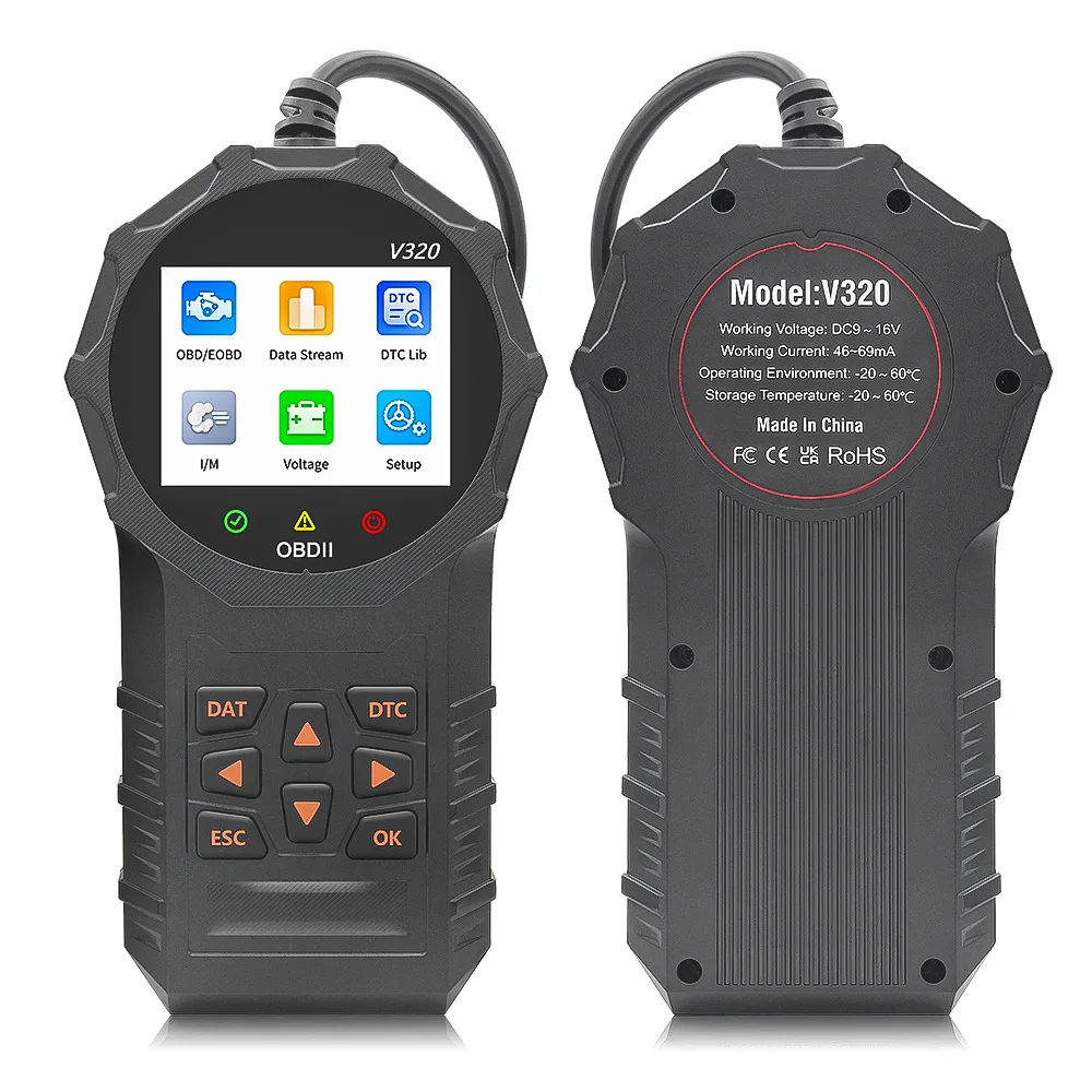 V320 Portable  Car Engine Analyzer Newest Version Auto Scanner with English Language Diagnostic Scanner Code Reader