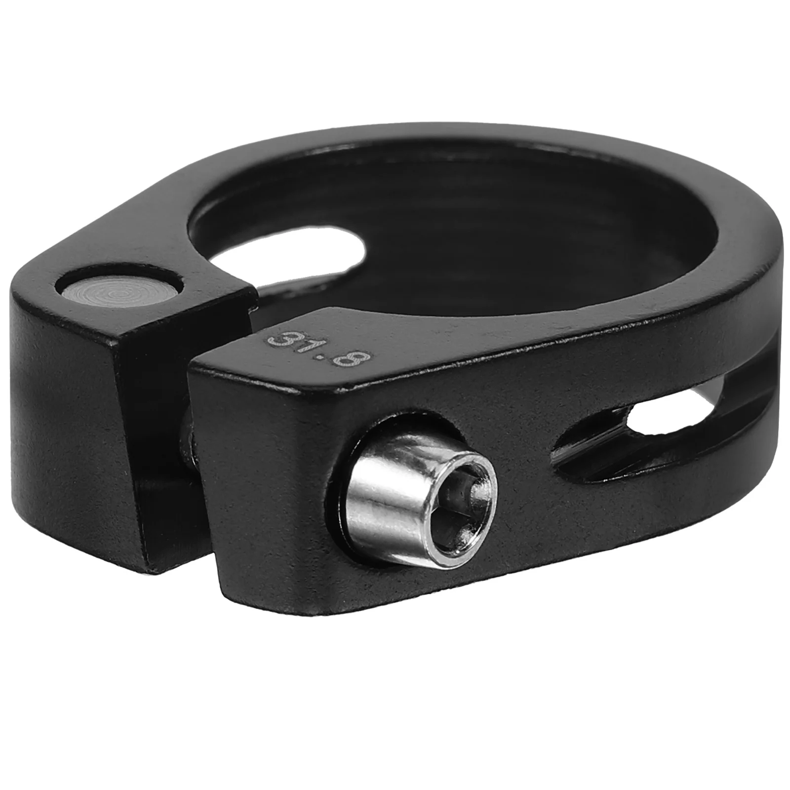 

Bike Seatpost Clamp 27.2Mm Aluminum Alloy Folding Mountain Road Bicycle Seat Post Fixator Fine-Tuning Screw Durable