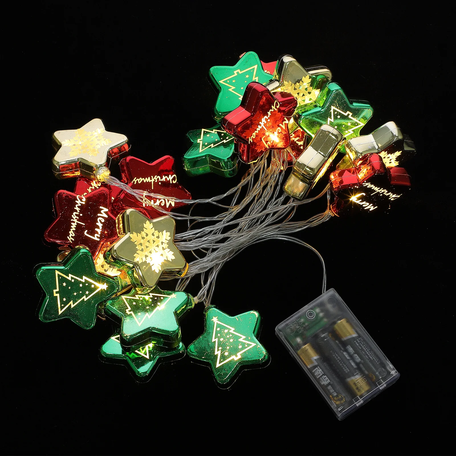 1 قطعة خمسة سلسلة ضوء عيد الميلاد ديكور LED مصباح الإبداعية عيد الميلاد حفلة المنزل مهرجان الإضاءة المحيطة