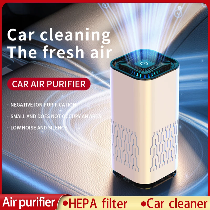 Xiaomi Youpin Air Purifier Anion Air Cleaner Activated Carbon DesktopPurifiers Ionizer HEPA Filter Dust Smoke Remover for Home