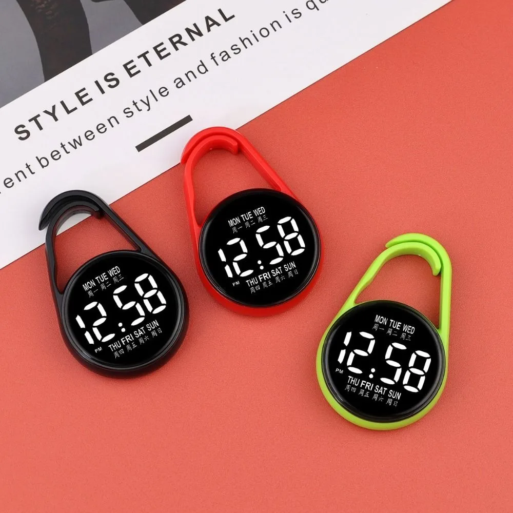 LED Electronic Hanging Watch Digital Display Portable Pocket Watch Pocket Style Waterproof Luminous Pocket Watch
