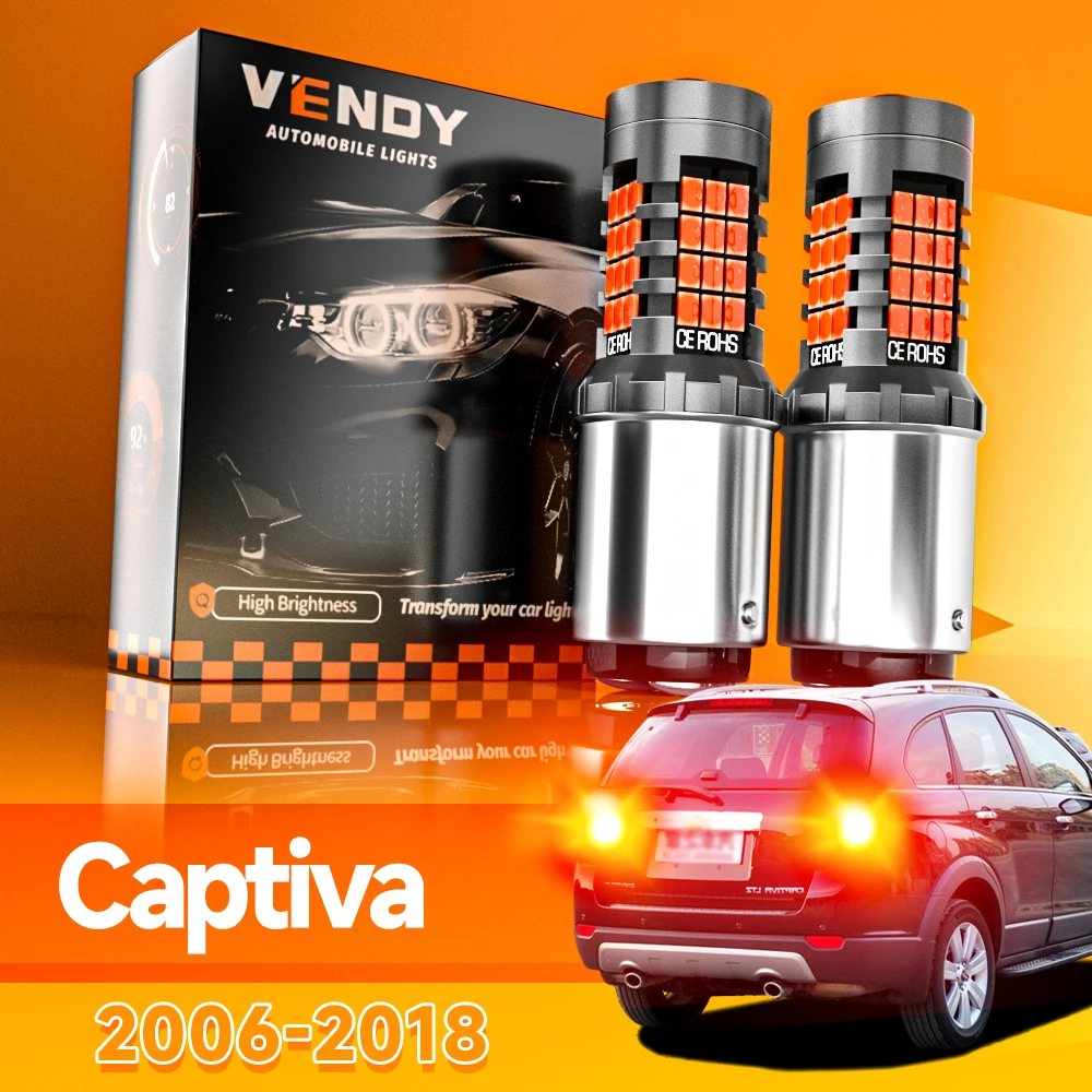 2 uds para Chevrolet Captiva 2006-2018 luz de freno LED 2007 2008 2009 2010 2011 2012 2013 2014 2015 2016 2017 accesorios Canbus