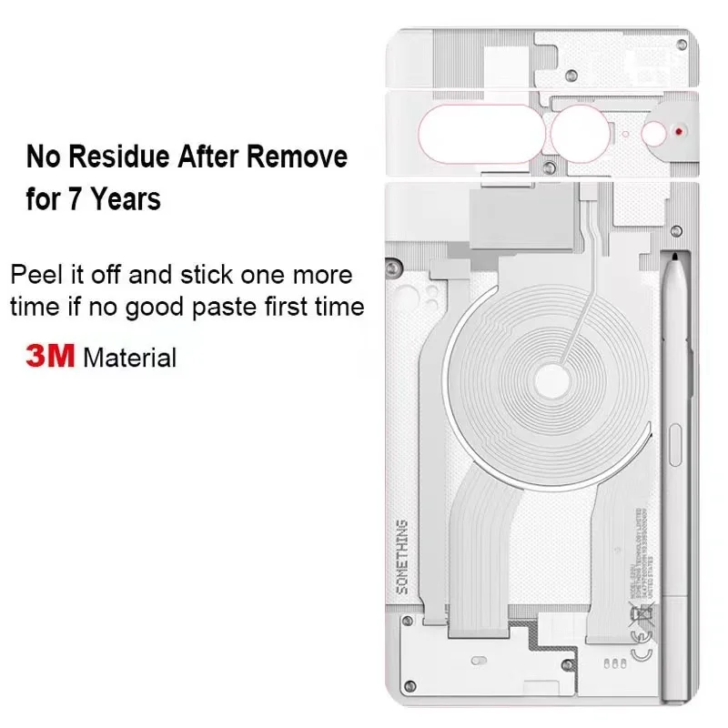 Tear Down Skin for iPhone15 14 13 Pro Max Back Screen Protector Cover Circuit Camouflage 3M Wrap Change Color Sticker Film