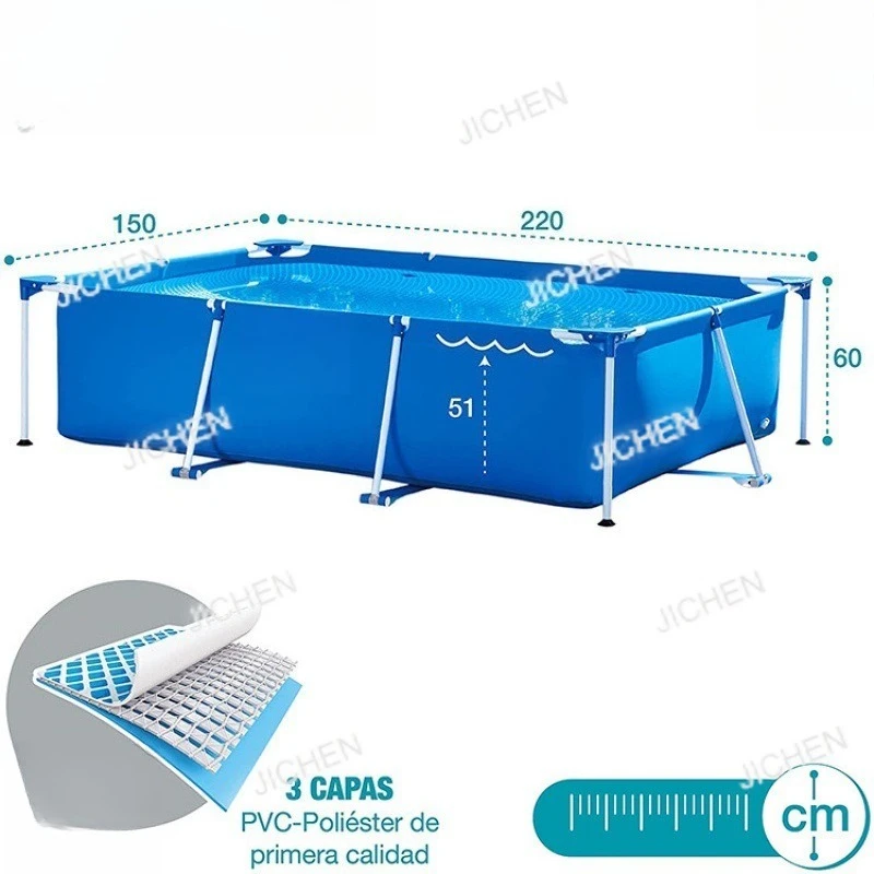 Rectangle Bracket Swimming Pool Adult Family Swimming Pool Large Outdoor Swimming Pool Inflatable