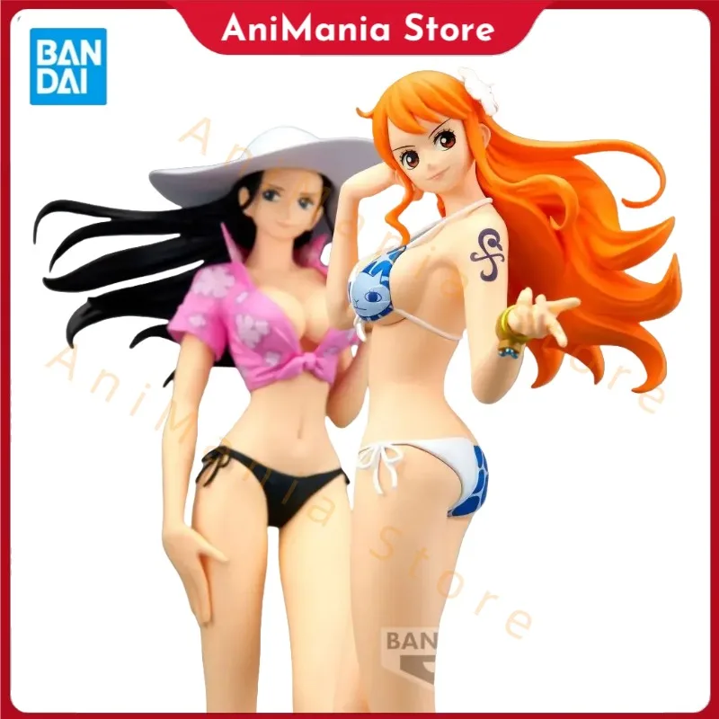 

Original BANDAI Banpresto ONE PIECE Nami Robin SPLASH STYLE PVC Anime Figures Action Figure Model Toys Christmas Gifts