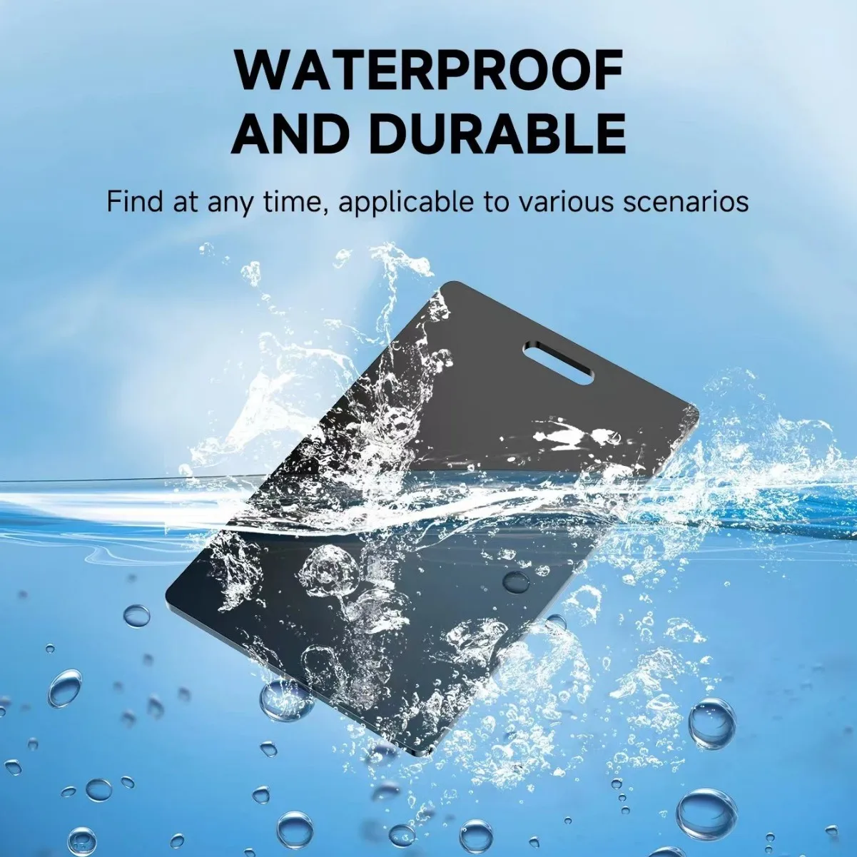 

NEW Smart Card IP67 Tracker Anti-lost Wireless Charging Air tag Work For Apple Find My APP IOS Keys Suitcase Bag Locator