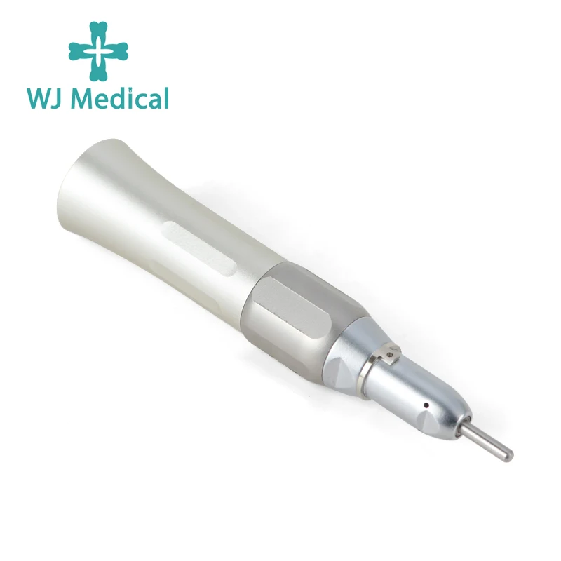 WJ Medica E-type Dental Low Speed External Irrigation Straight Handpiece Connect 1:1 Hand Piece HP Bur Dentist Tool Fit KAVO/NSK