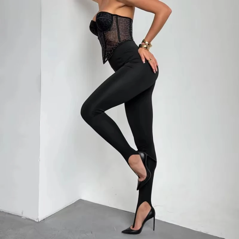 

Casual Jumpsuit Woman Fitness Ruched Backless Full Sleeve High Waist Skinny Street Activity Workout Classic Overalls