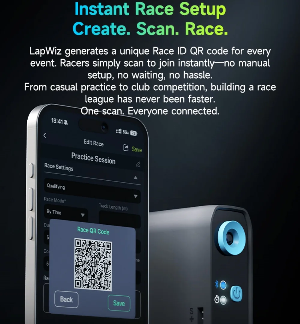 SKYRC LapWiz Professioneller IR RC Lap-Timer mit Multi-Car-ID-Management, Screen-Cast, Sprachansage und OTA-Upgrade für Mini-Z 1/10 RC-Rennen – Detail 13