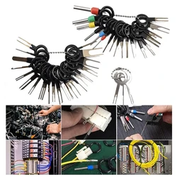 Automotive Plug Terminal Removal Tool Electrical Wire Crimp Split Connectors Pin Extractor Kit Keys for Car Repair Take Out Pins