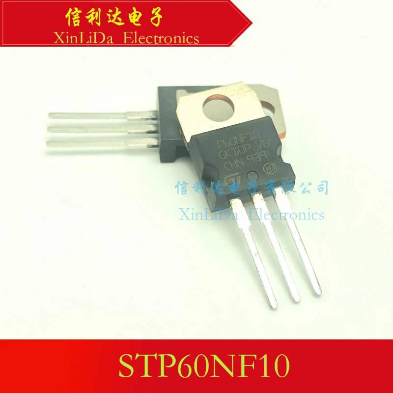 

STP60NF10 P60NF10 TO-220 N канальный МОП-транзистор, новый и оригинальный