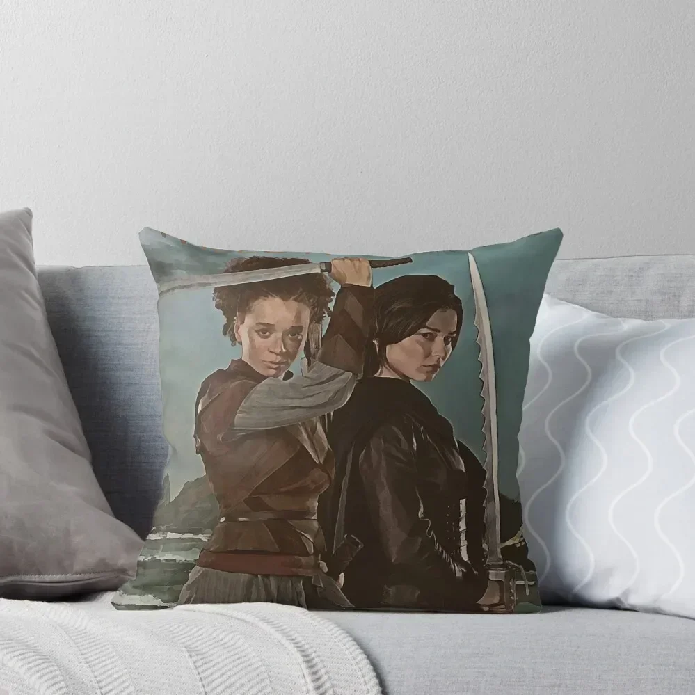

Kit and Jade - Beyond The Shattered Sea Throw Pillow Bed pillowcases Pillow Cases Decorative pillow
