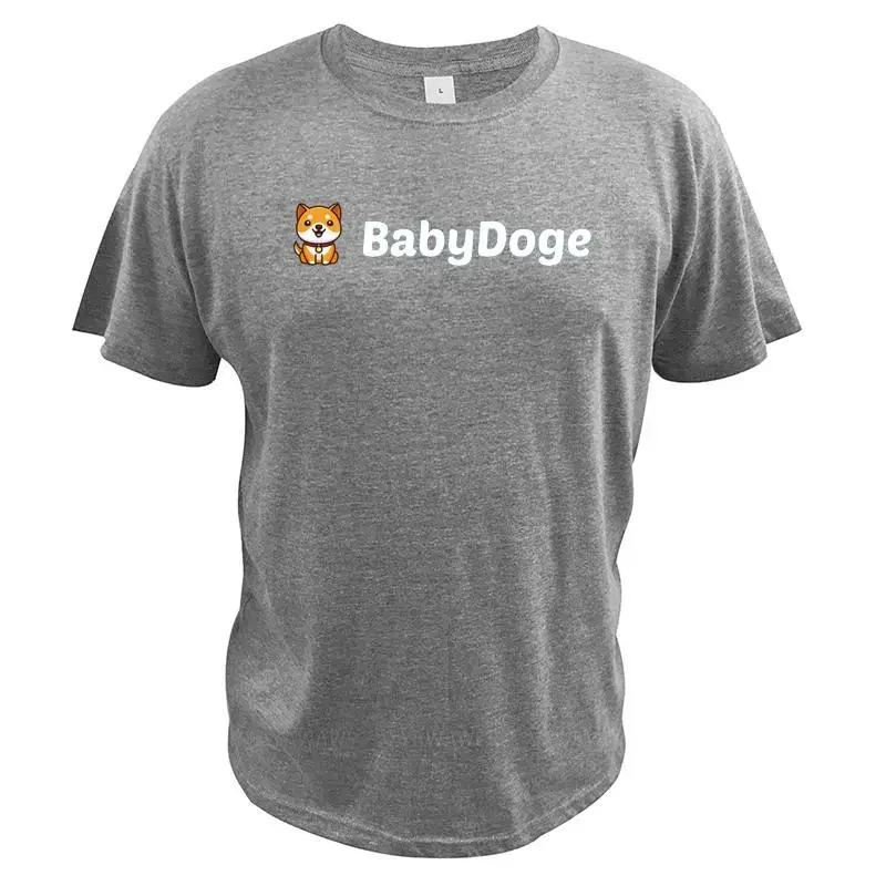 vintage Summer Baby Doge T-shirt Cryptocurrency BabyDoge Crypto Coin Lovers Funny Tshirt Cotton Summer Casual Soft Unisex TShirt