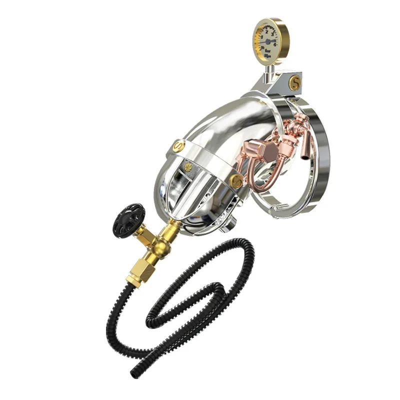 New Chastity Lock Steampunk Serie Vintage Metal Designed Handwheel Catheterization Virginity Device Mechanic Abstinence Chastity