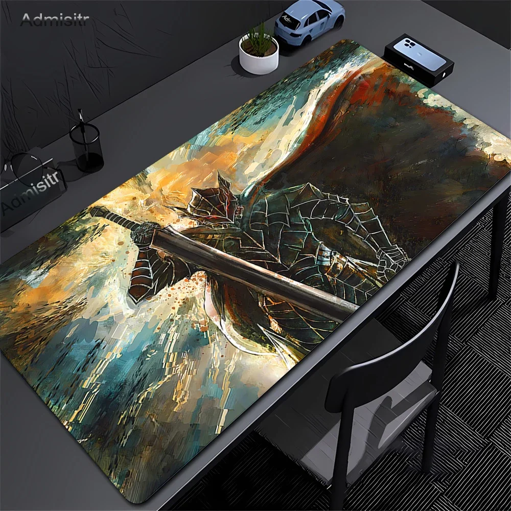 Gamer Gaming Mouse Pad Guts sword in berserk Mouse Mat Berserk Guts Laptop Padmouse Speed Desk Computer Accessories Keyboard Mat
