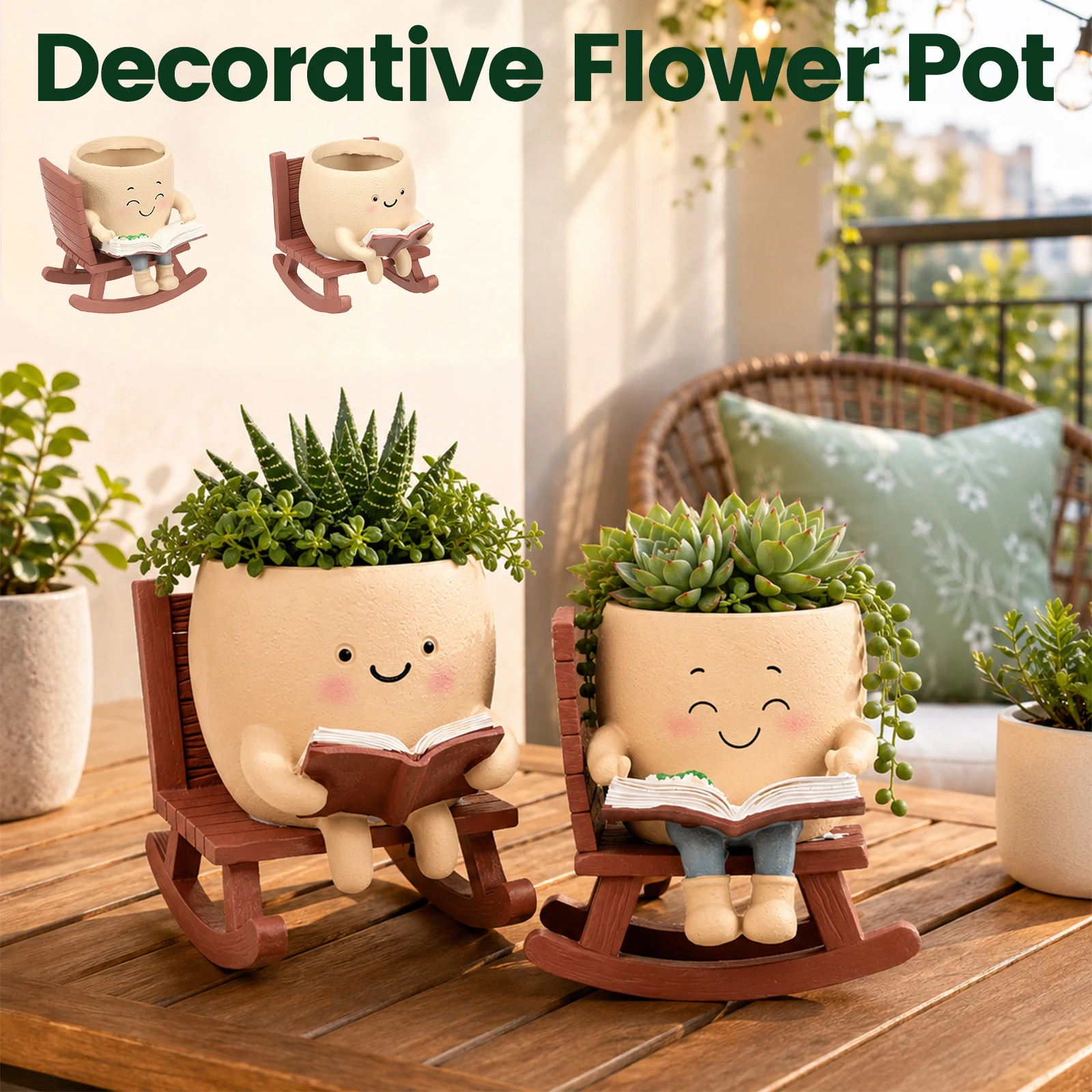 Vaso da fiori a forma di sedia - Garden Swing Chair recensione e prezzo