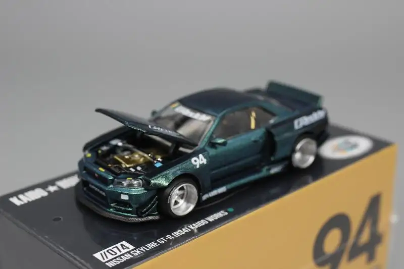 Mini GT 1/64 R34 Skyline Kaido House 074# - AliExpress 26