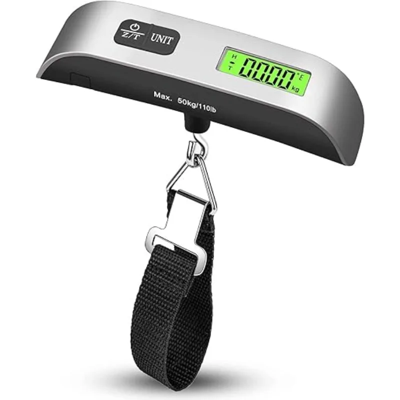 Portable Scale Digital LCD Display 110lb/50kg Electronic Luggage Hanging Suitcase Travel Weighs Baggage Bag Weight Balance Tools