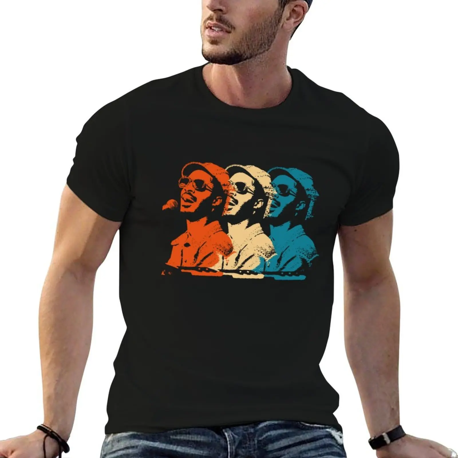 

Stevie Wonder T-Shirt man t shirt designer funny t shirts man T-Shirt