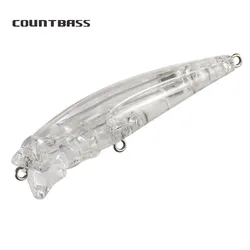 Countbass 10Pcs Blank Hard Lures, 75mm/3