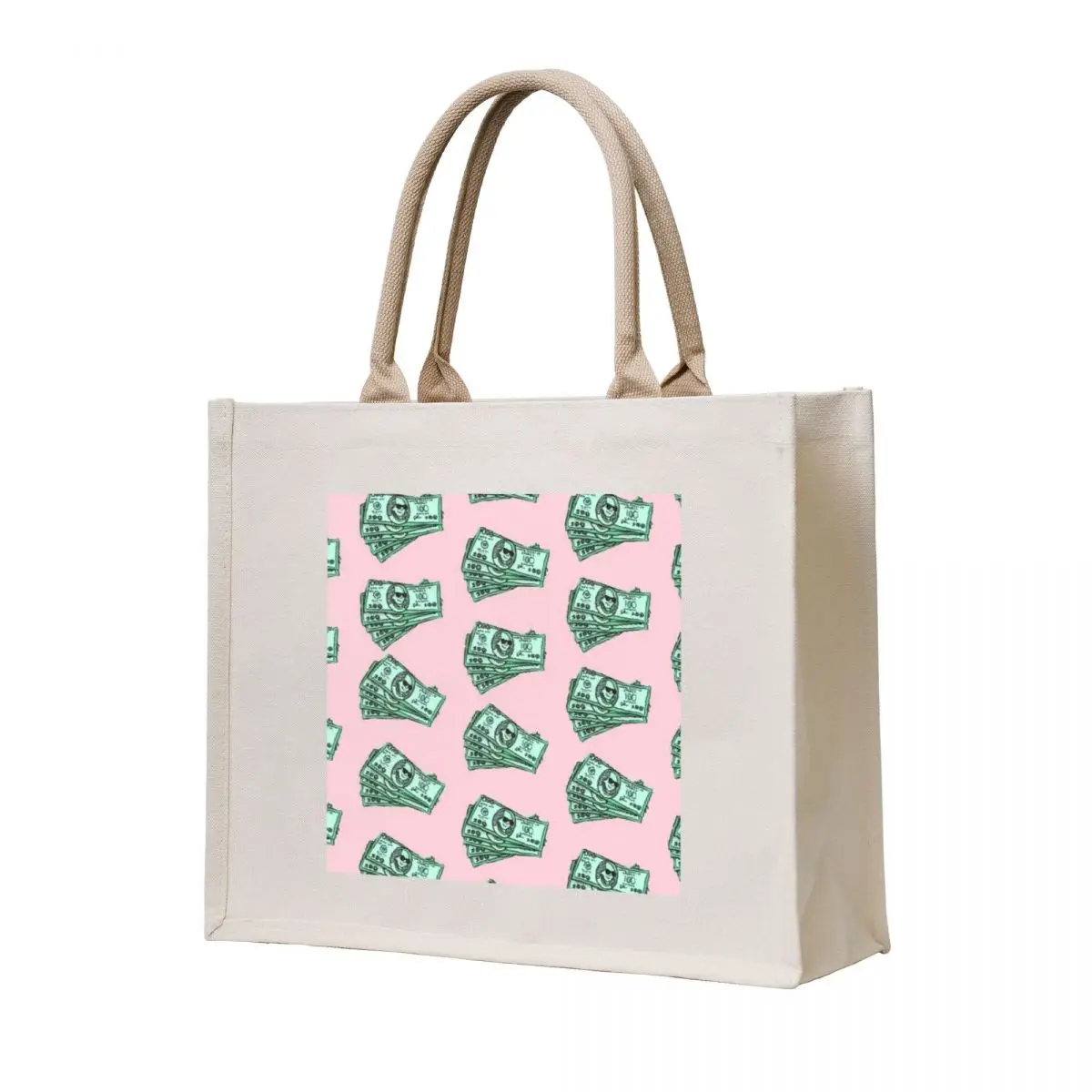

Money pattern Tote Bag Custom bag Gift bag canvas shopping shopping bags foldable