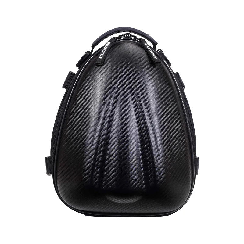 CUCYMA Motorcycle Rear Seat Tail Bag Hard Shell Water Resistant Convertible Backpack Shoulder Bag for Motorbike Touring