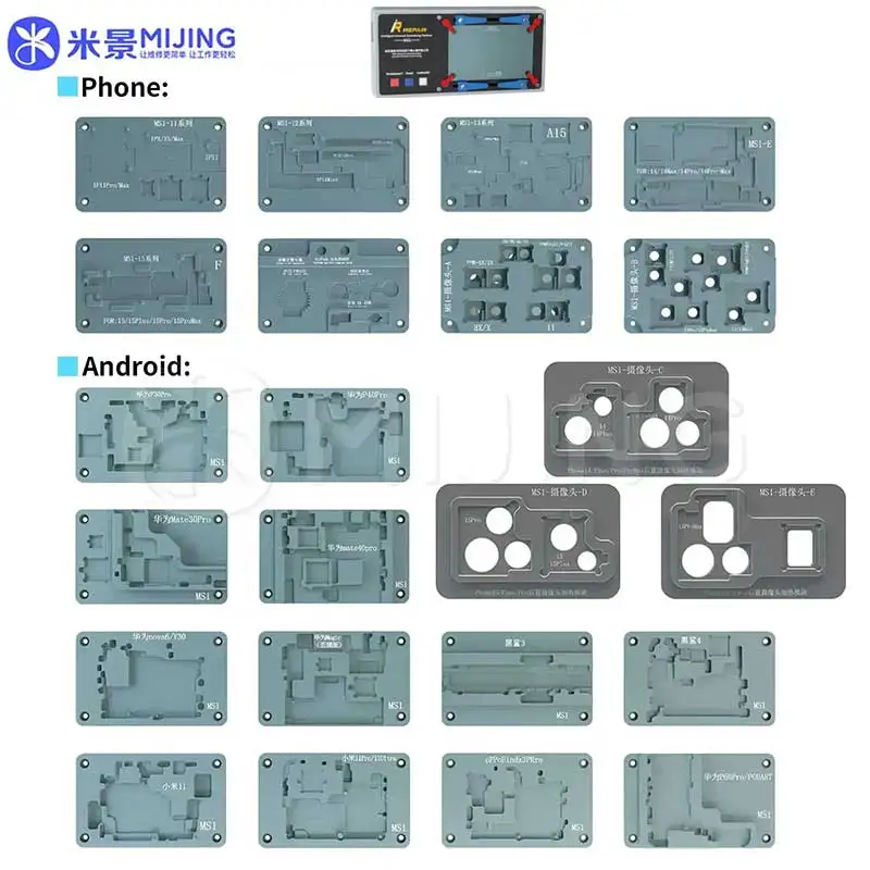 Mijing IRepair MS1 Multifunctional Intelligent Heating Platform IPhone X-16PM Motherboard Desoldering Preheating Platform Tool