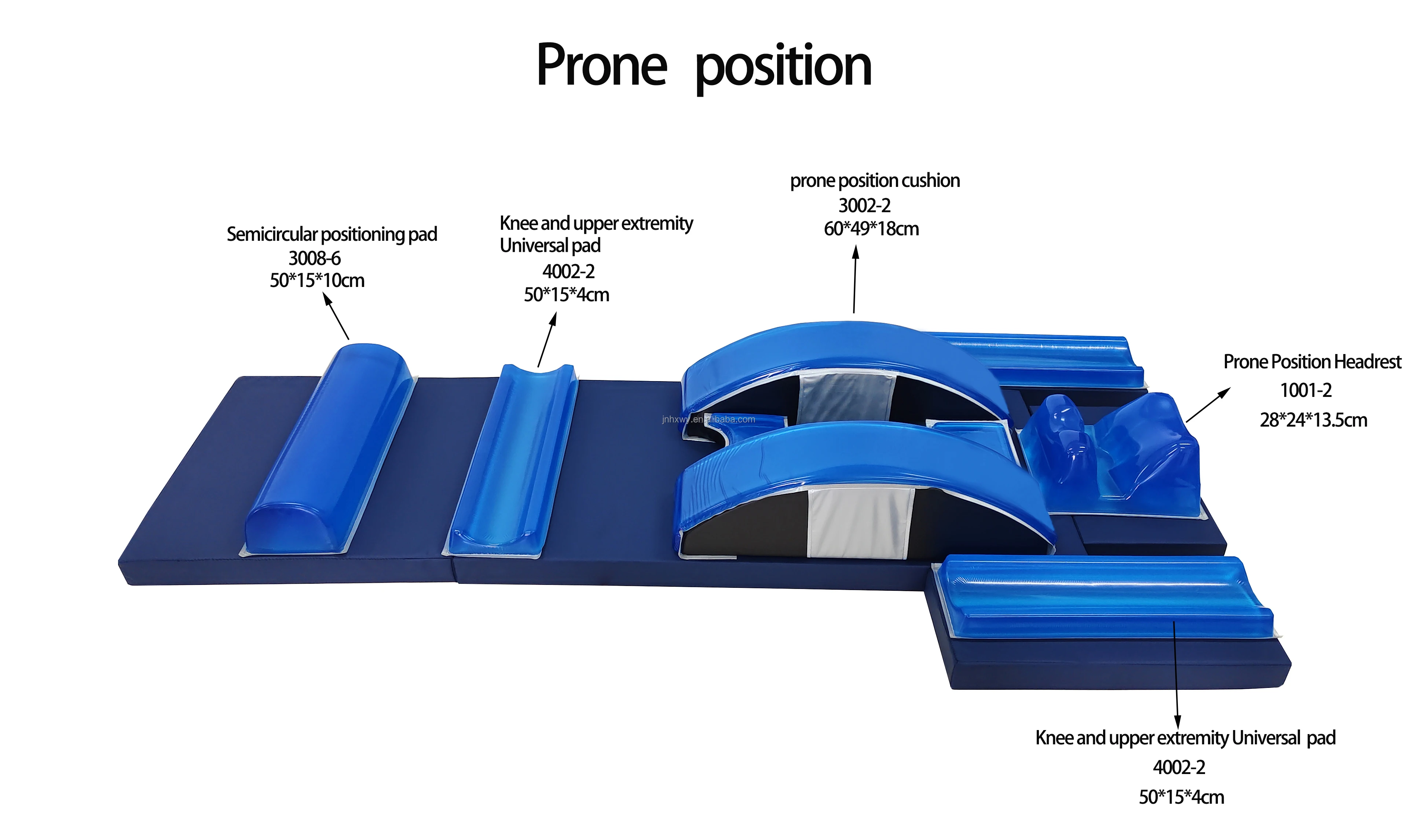 Head Support Supine Gel Positioners Supine Head Rest Silicon Gel