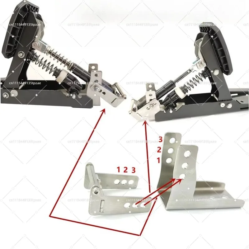 Hydraulic Spring Damper Pedal Mod Kit Clutch Throttle Brake Parts For Thrustmaster T598 Racing Simulator Hardware