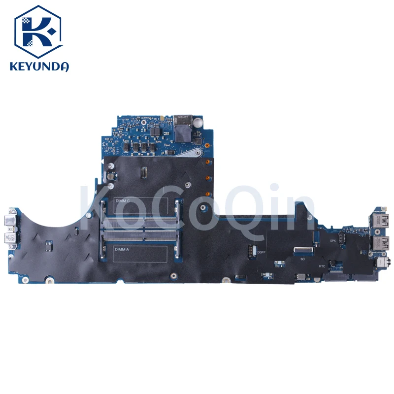 LA-J171P para placa base de portátil Dell Precision 7550 W-10885M i7-10750H 01CFGW 04JGVR, placa base para portátil completamente probada