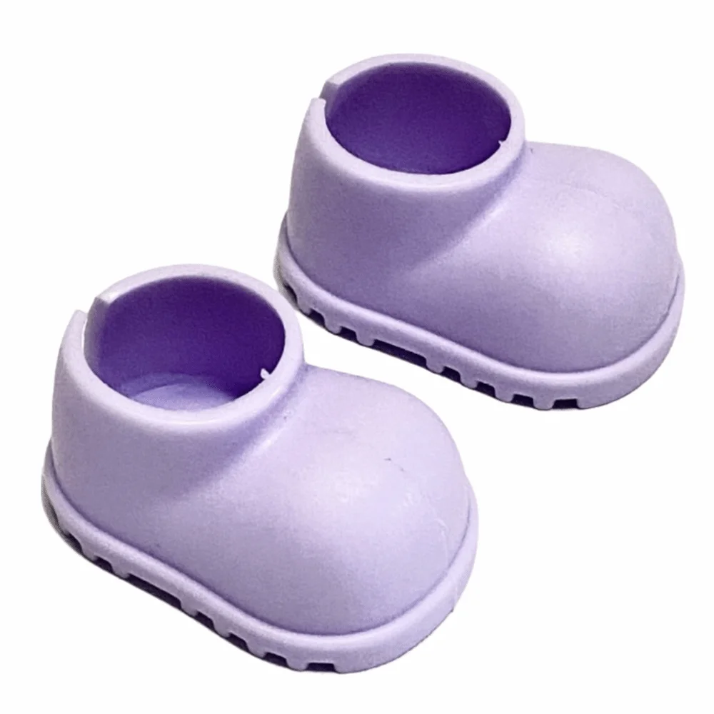 New Hand-made For 17CM Doll Shoes Multiple Styles DIY Doll Leather Shoes Dressing Replacement Mini Dolls Shoes Doll Toys