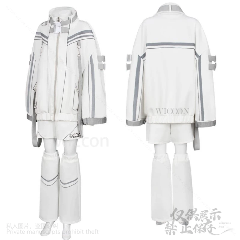 アニメ Jirai Kei ガールズボーイコスプレ鉱山パンククールパーカーコートジャケットハイテクウェア Cutecore ホロライブ毛皮のような屋外制服カスタマイズ