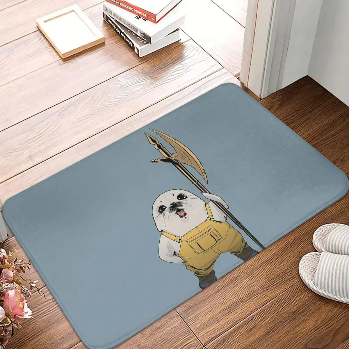 Saga Ghus Friendo Axe Seal Anti-slip Doormat Floor Mat Dust-proo Carpet Rug for Kitchen Entrance Home Balcony Footpad Mats