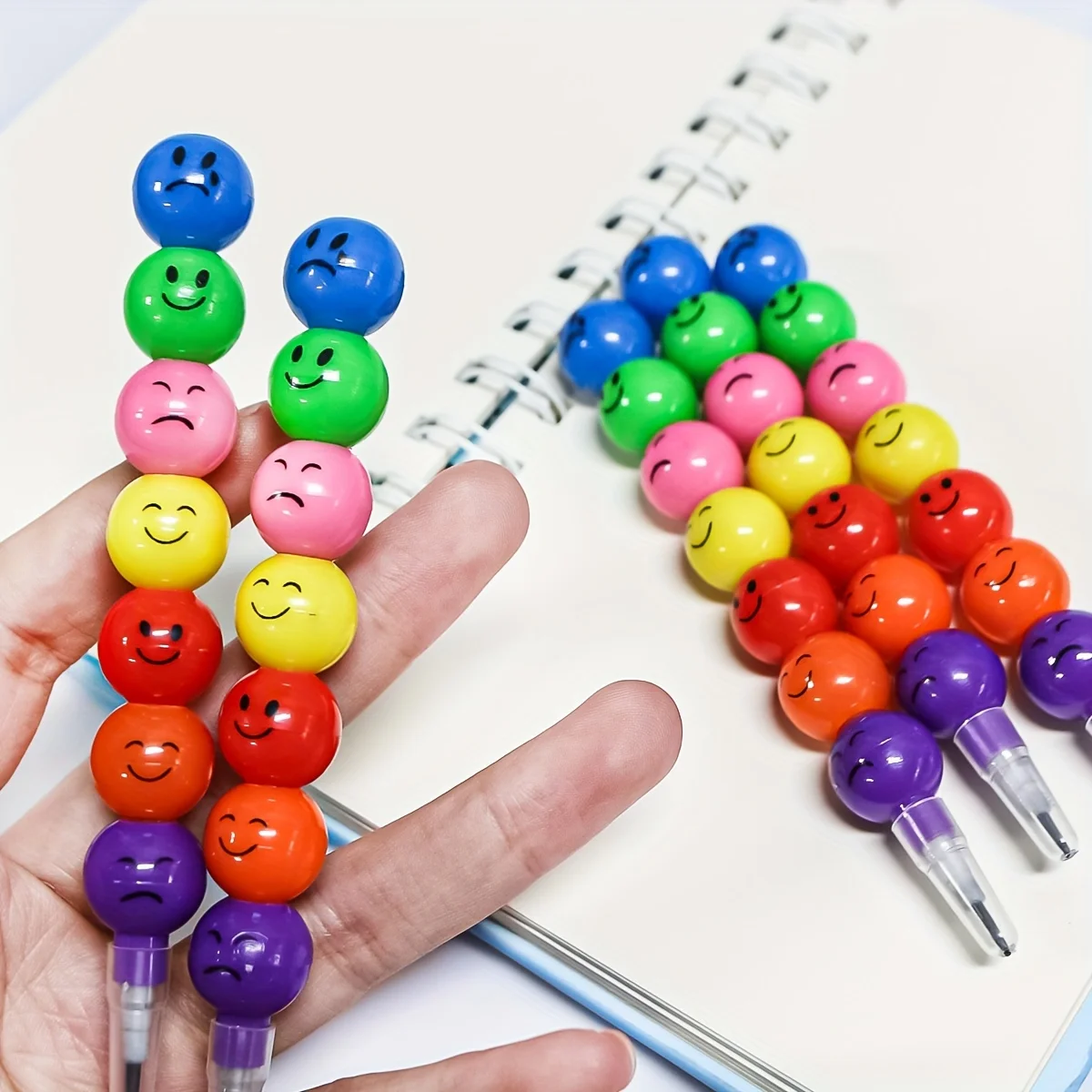 5 قطع الإبداعية السكر القرع تلوين لطيف التعبيرات حبة قلم رصاص طالب القرطاسية خربش فرشاة