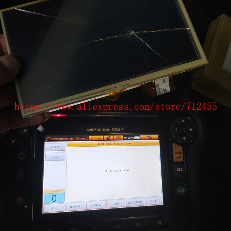 

New Original 7Inch Lcd Screen Display With Digitizer Touch Panel For Carman vg64 Carman Scan VG Car Diagnostic Machine