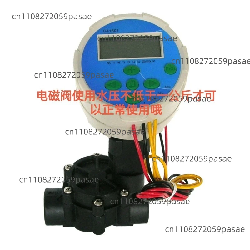 9V Dry Cell Battery-Powered Solenoid Valve Automatic Irrigation System Wire-Free Timed Operation Dry Cell Battery Solenoid Valve