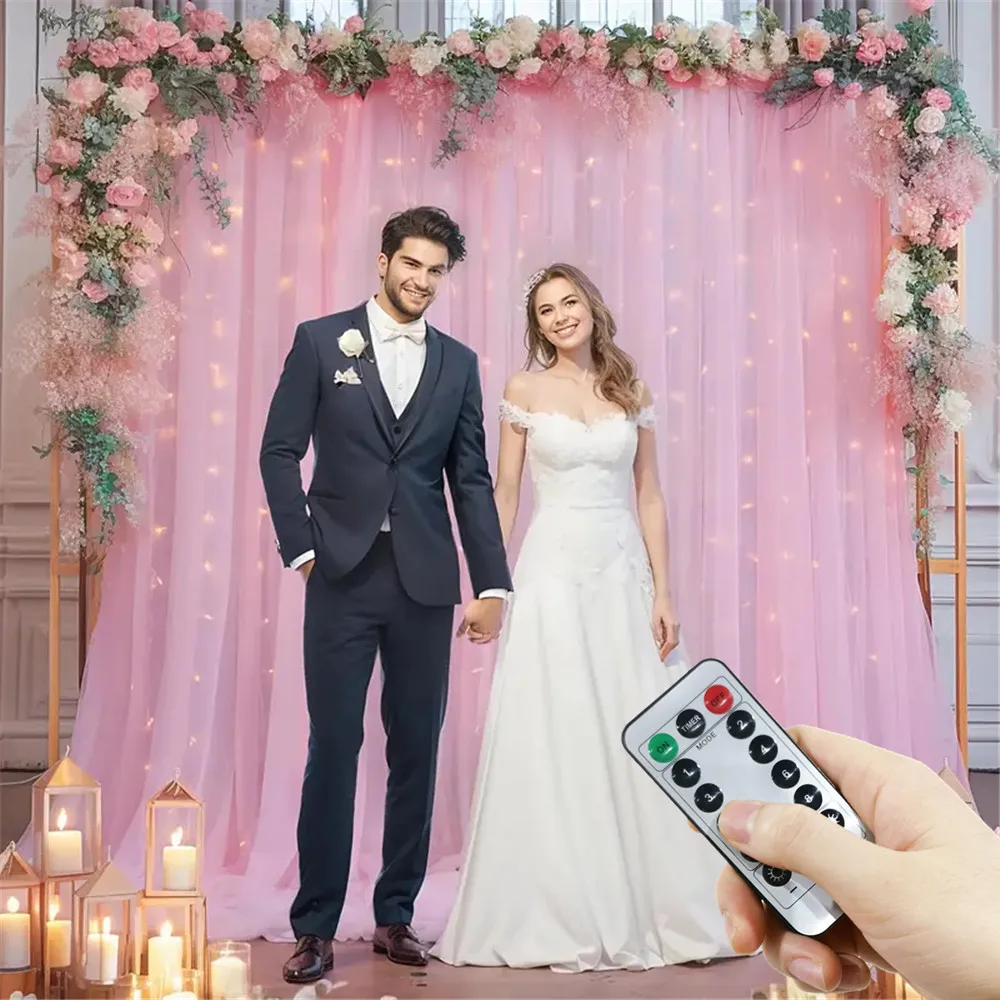 

Светодиодные USB-гирлянды-шторы, интерьерные гирлянды-шторы, подходят для спальни, декоративного освещения окон, праздничного освещения ко Дню святого Валентина