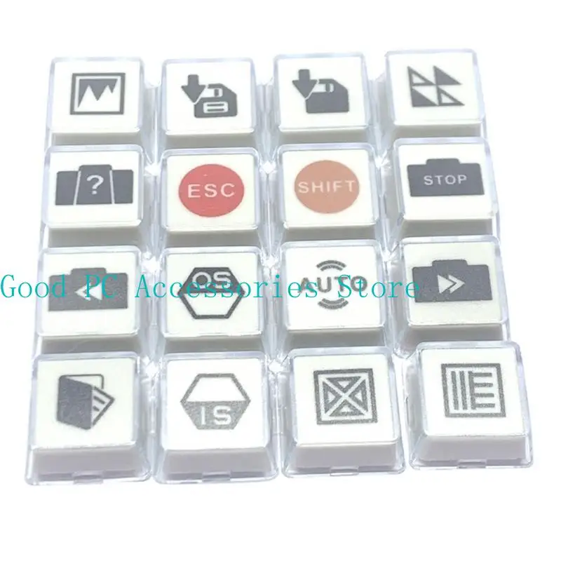 R53C ABS Doppelschicht abnehmbarer Schlüsselkaps Ersatz für mechanische Tastatur 10Keys – Detail 9