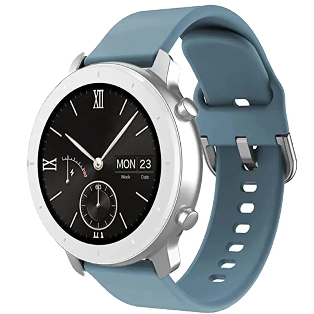 20mm silikonowy zegarek pasek dla Xiaomi Huami Amazfit GTS/GTS2/ GTS 3/GTS 2e/GTS 2 mini sportowe paski dla Amazfit GTR 42mm zespoły