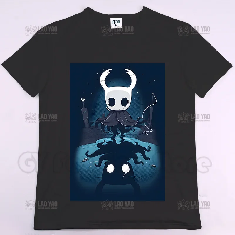 Hollow Knight Graphic T Shirts Game hemed -shirts Summer Short Sleeve HE KNIGH Oversized Shirt Harajuku Pro Choice Kawaii