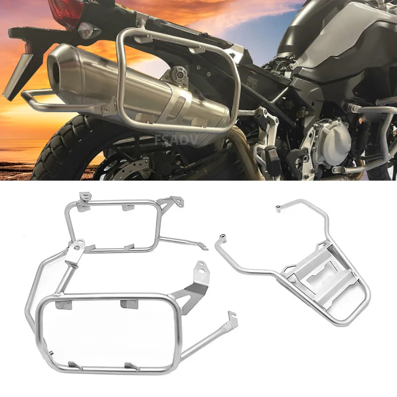 

For BMW F850GS F750GS F 750GS F850 GS 2018-2023 Panniers Rack Stainless Steel Saddlebag Bracket Travel Case Bracket Mount Frame