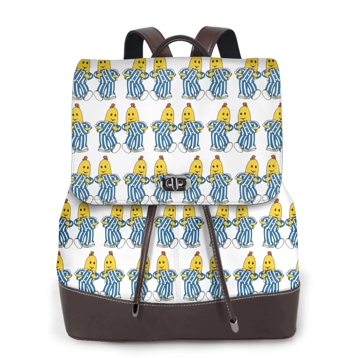 Bananas In Pyjamas Best Friend Bookbag School Student Bags Hiking Travel Daypack for Women Fashion Derma Backpack