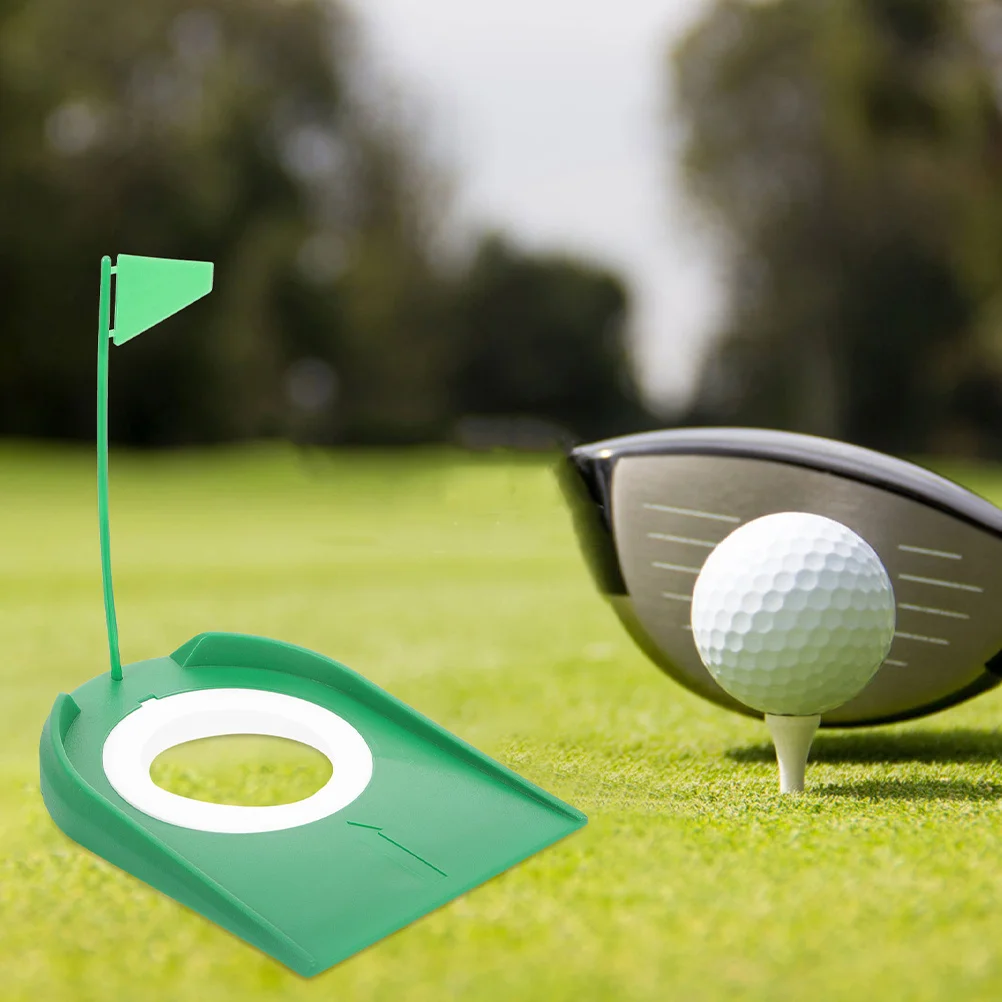 3 قطعة كوب وضع الجولف المحمول ABS التدريب المعونة ممارسة داخلية ملحق تصميم مدمج سهل الاستخدام داخلي وضع ثقب الكأس #2