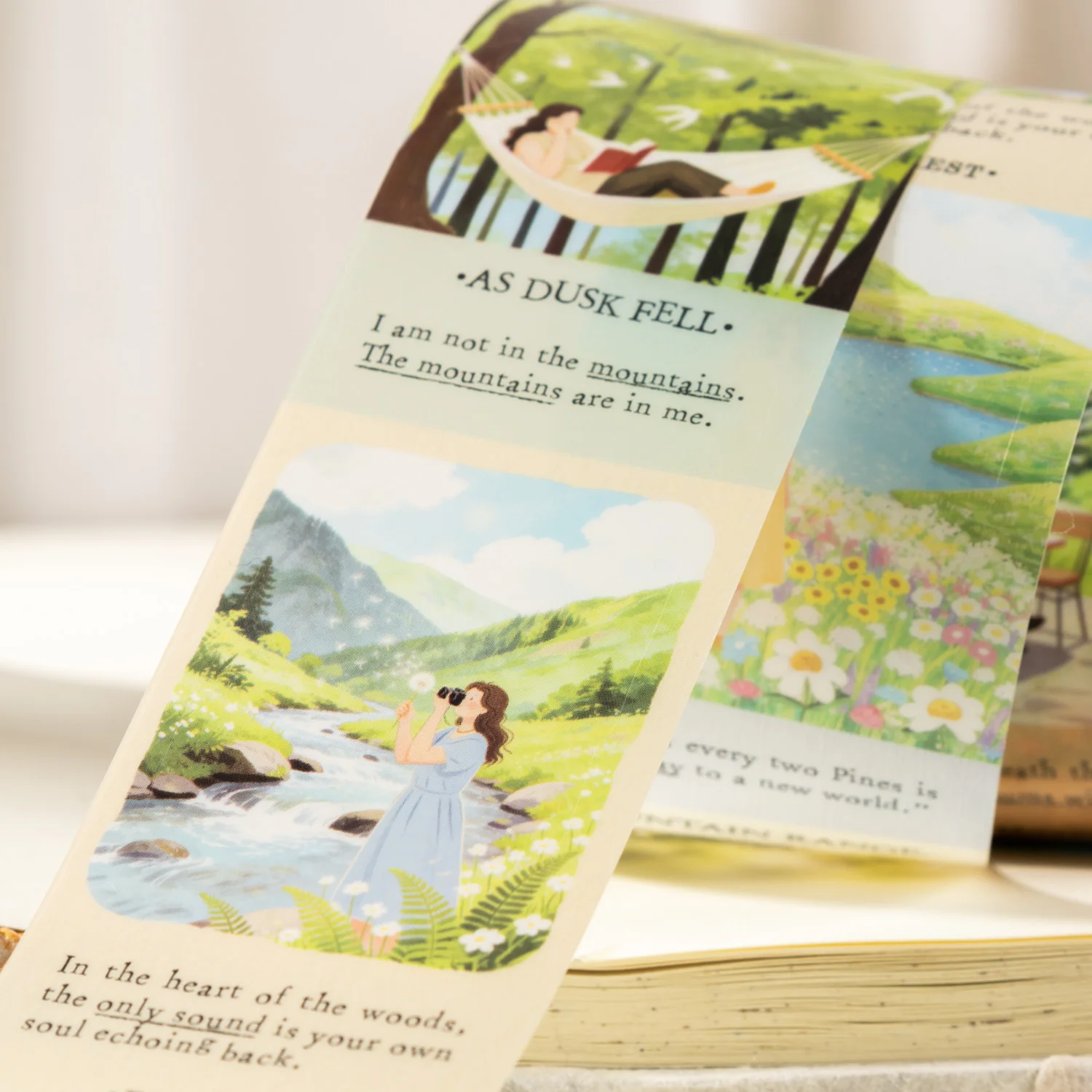 Leisurely Holiday Series Vintage Season Girl Character Landscape PET Tape Creative DIY Journal Material Collage Stationery